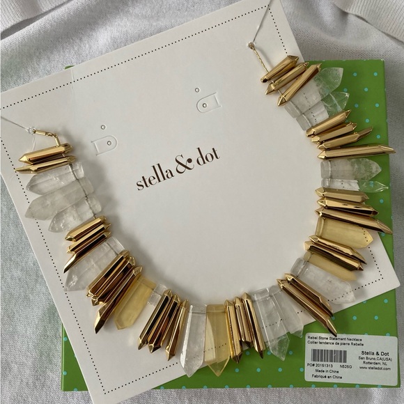 Stella & Dot Rebel Stone Statement Necklace - Picture 5 of 5